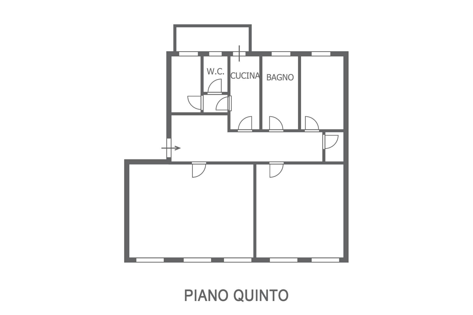 Foto 22 - Appartamento Via Battelli, Pesaro - planimetria 1