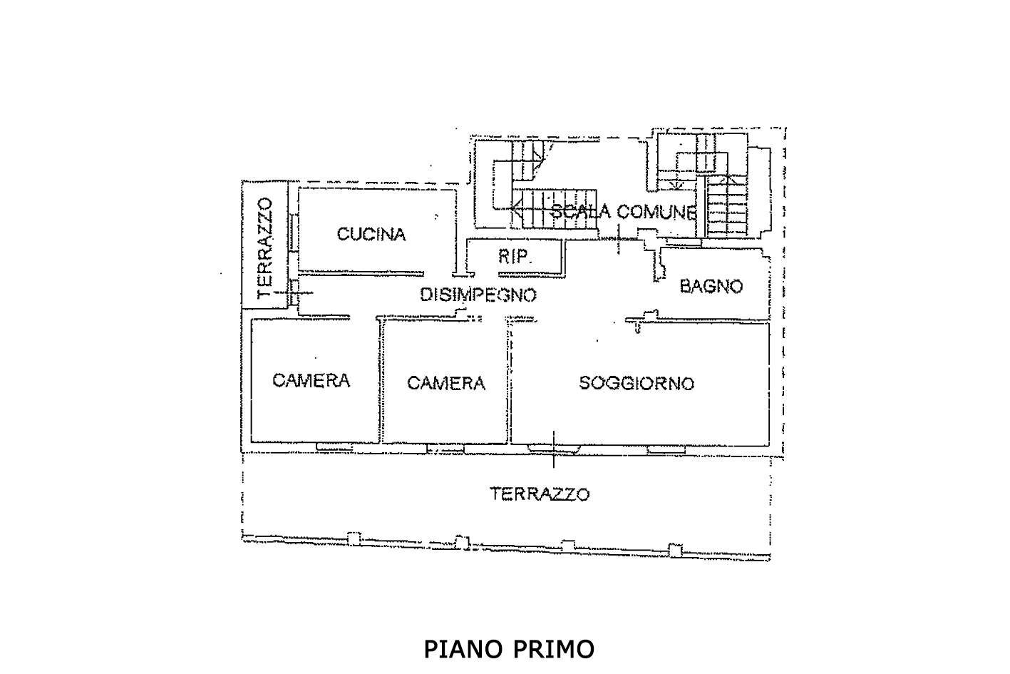 Foto 21 - Quadrilocale Via Fazi, Pesaro - planimetria 1