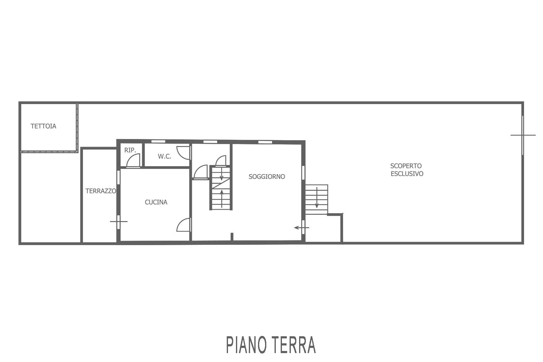 Foto 36 - Casa indipendente Viale Tripoli
 
51, Pesaro - planimetria 1