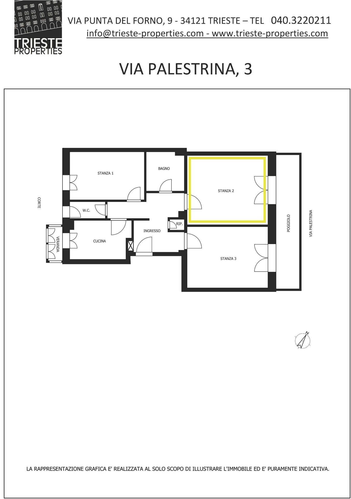 Planimetria - Non-buildable land Via Pierluigi Da Palestrina
 
3, Trieste - floor plans 1
