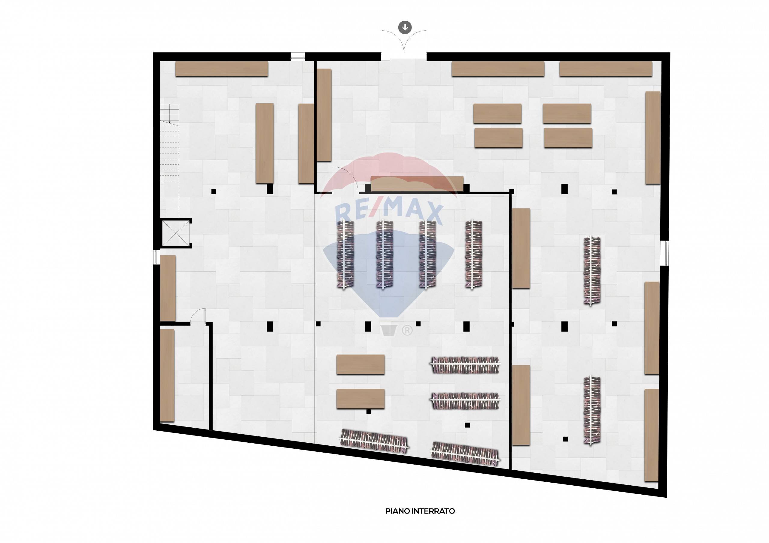 Pianta 2D - Locale Commerciale Roncari
 
39, Besozzo - planimetria 1
