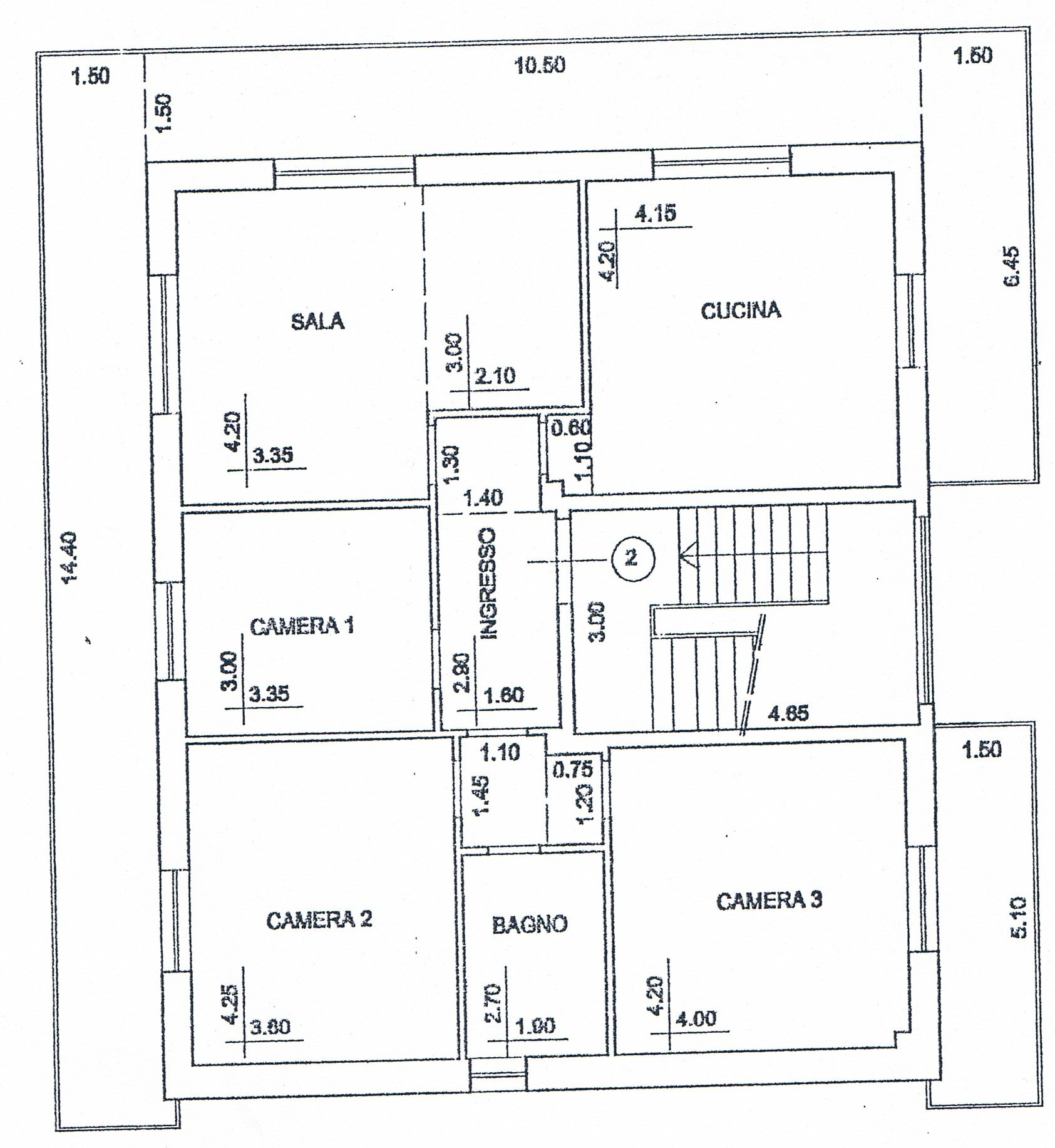 Foto 4 - Apartment ISOLA DI BORGONOVO MEZZANEGO, Mezzanego - floor plans 1