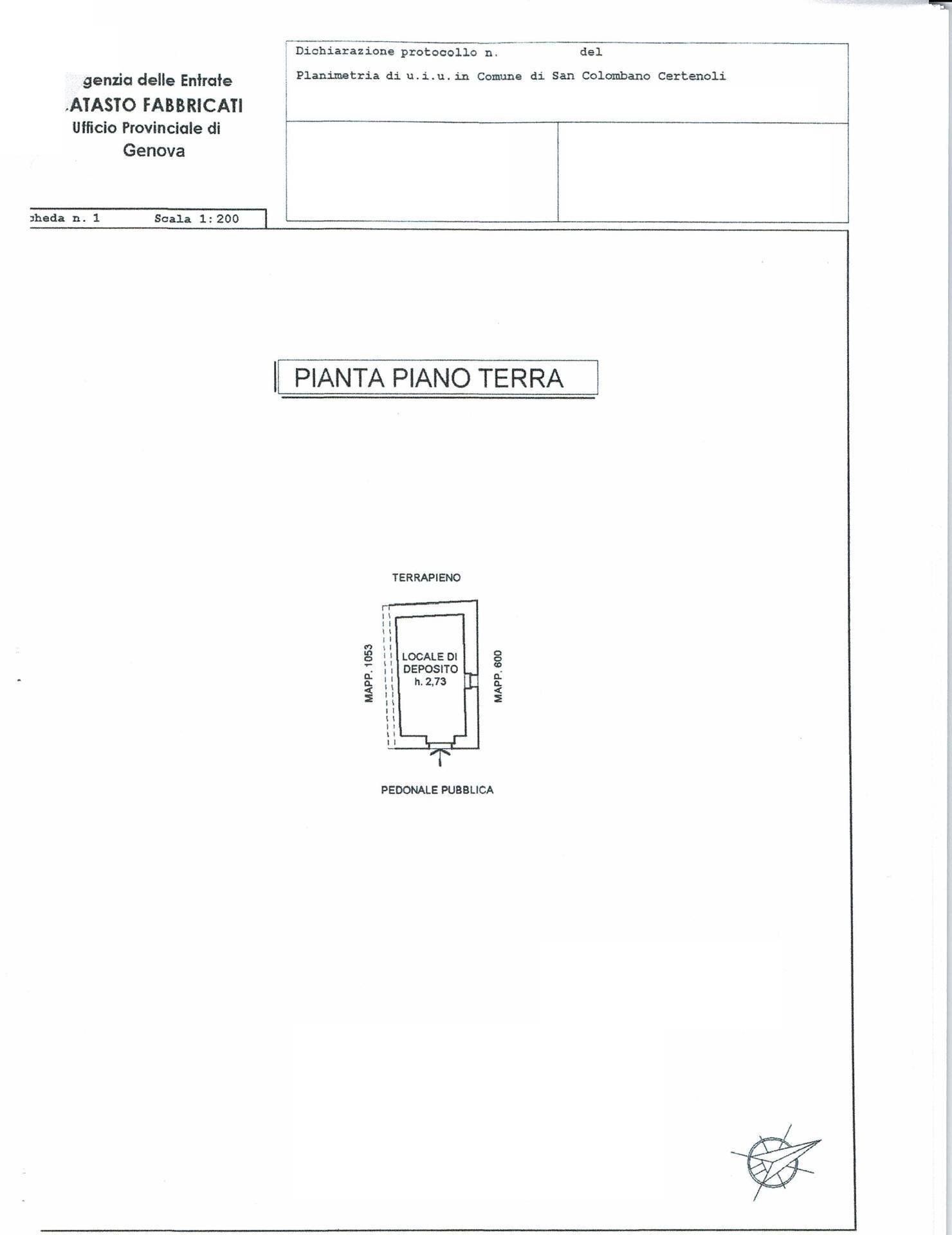 Foto 15 - Rustic LOC. SCARUGLIA, San Colombano Certenoli - floor plans 1