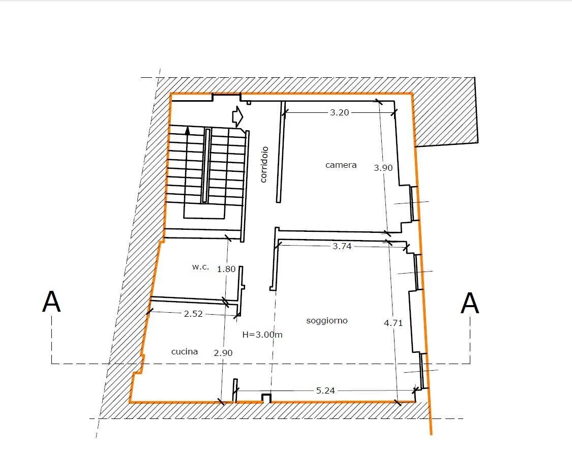 Foto 32 - Attic VIA VITTORIO VENETO, Chiavari - floor plans 1