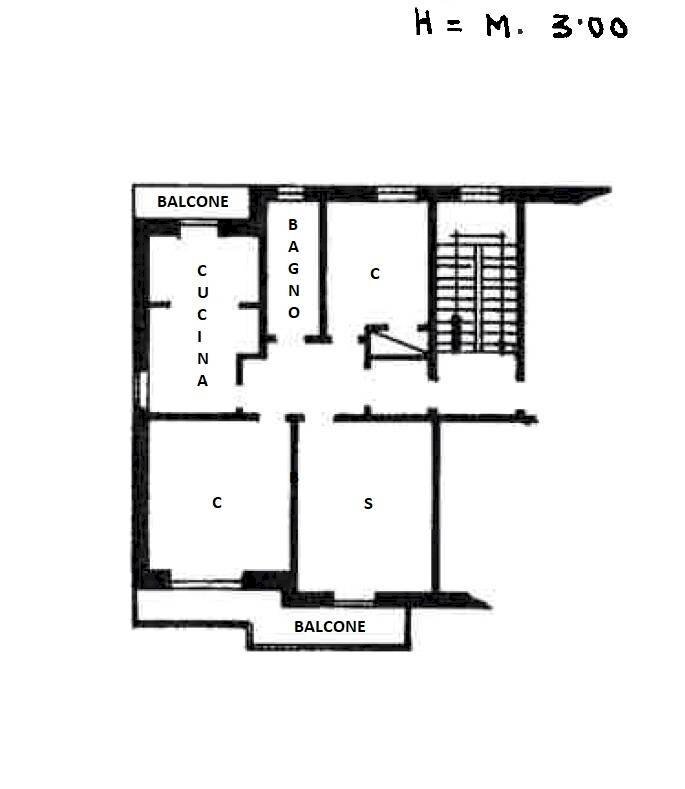 Foto 3 - Attic via parma
 
280, Chiavari - floor plans 1