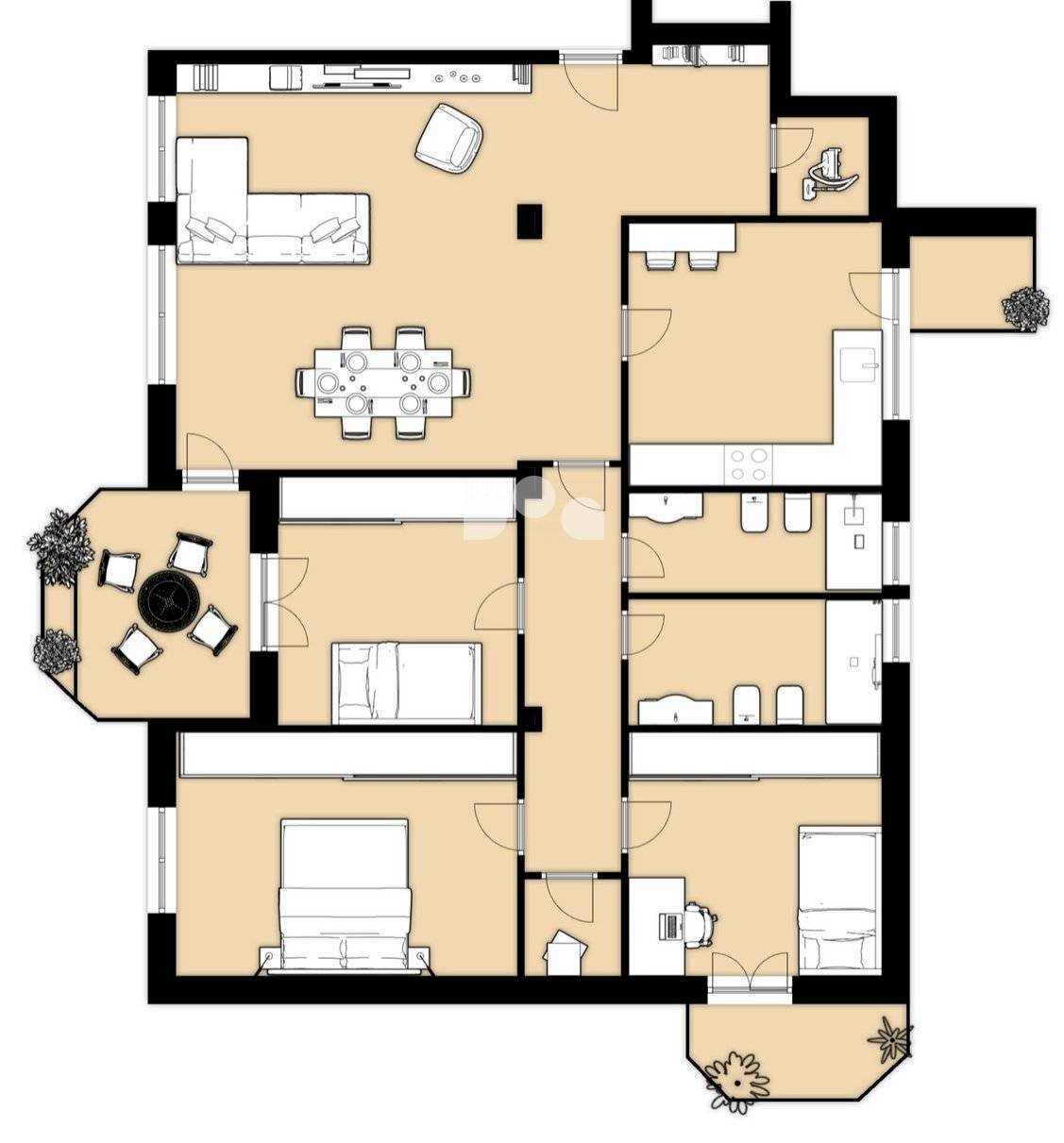 Foto 2 - Quadrilocale Via Angelo Ferrario
 
29, Crema - planimetria 1