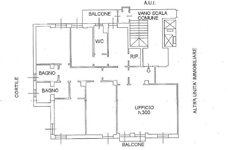 Foto 11 - Ufficio Piazzale Europa
 
2, Gallarate - planimetria 1