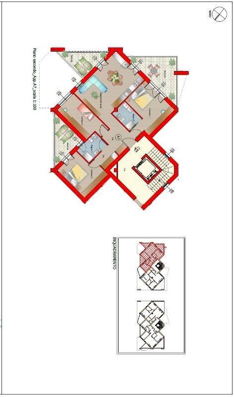 Foto 7 - Trilocale via carlo cattaneo, Gallarate - planimetria 1
