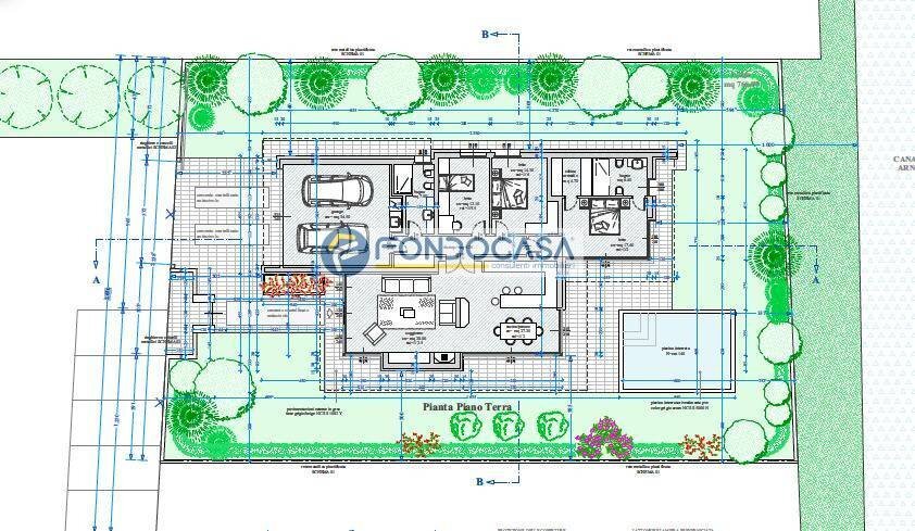 pianta di progetto - Villa via Tezzole, Castiglione delle Stiviere - planimetria 1