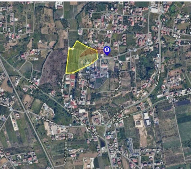 Posizione della mappa - Terreno agricolo Via Cesapepere, Quarto - planimetria 1