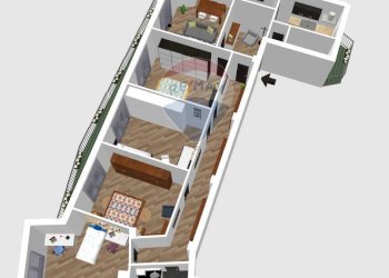 Pianta 3D - Appartamento Via Manzoni
 
216, Napoli - foto 6