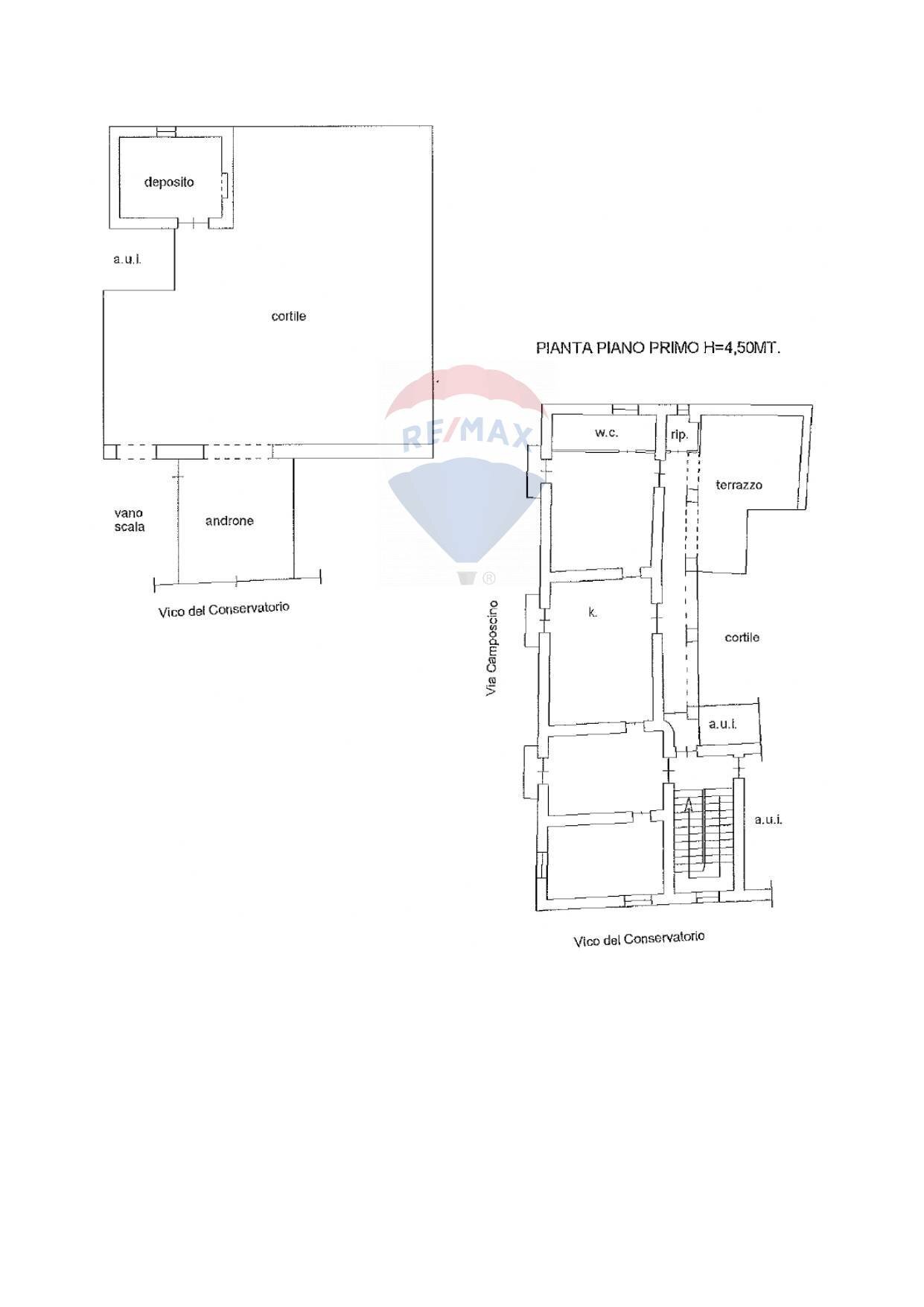 Pianta 2D - Quadrilocale Largo del Consevatorio
 
2, Giugliano in Campania - planimetria 1