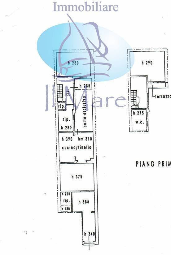 Foto 47 - Casa indipendente Via Trieste, Viareggio - planimetria 1