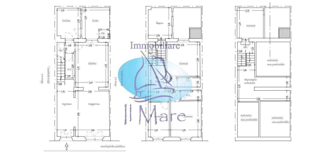 Foto 33 - Casa indipendente CAVALLOTTI, Viareggio - planimetria 1
