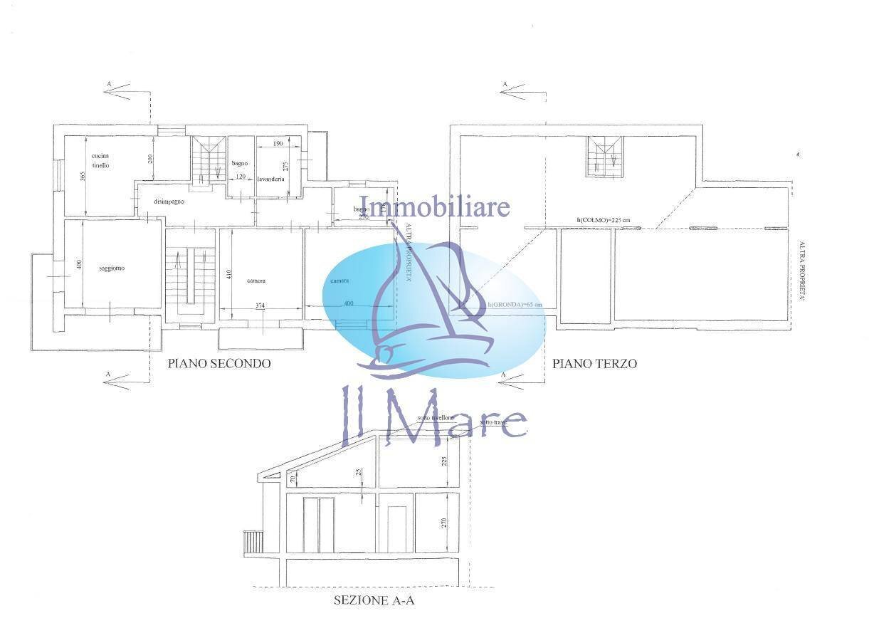 Foto 50 - Appartamento via pacinotti, Viareggio - planimetria 1