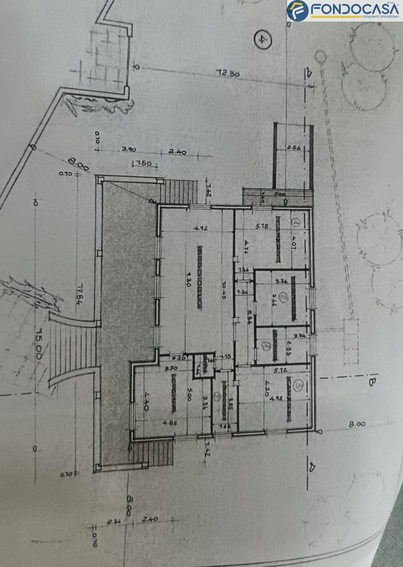 planimetria - Villa via comano, Carrara - planimetria 1