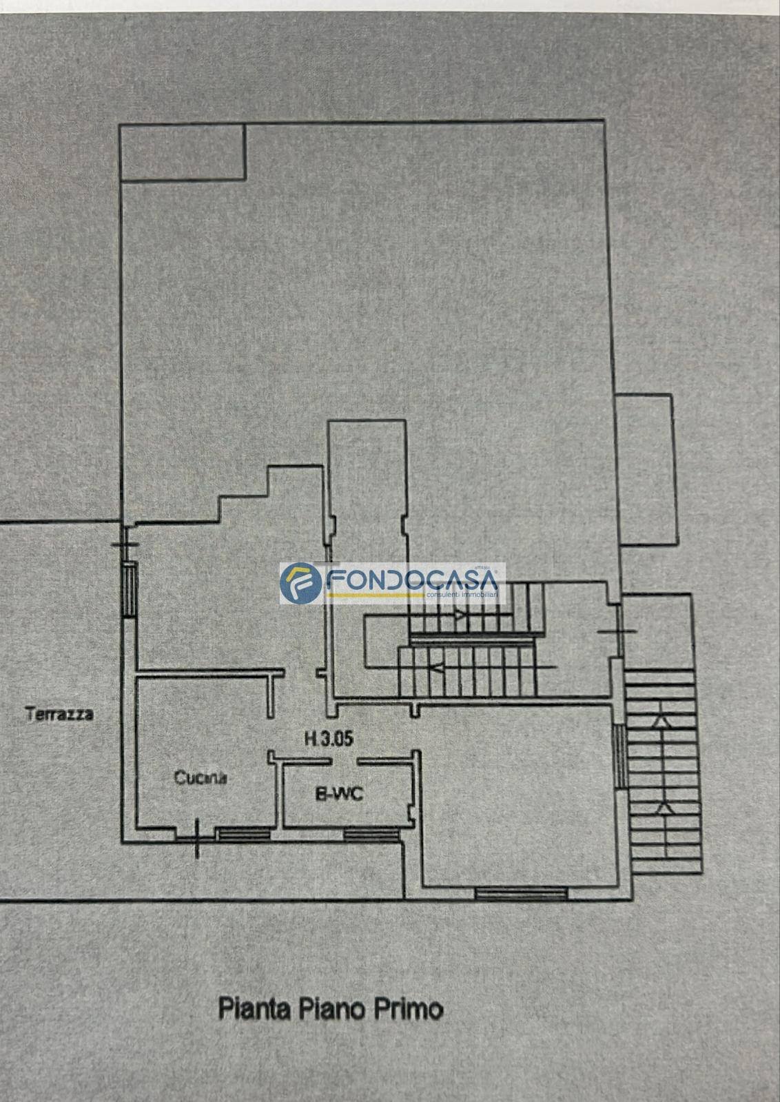 scheda catastale - Trilocale Via dei Giunchi, Massa - planimetria 1
