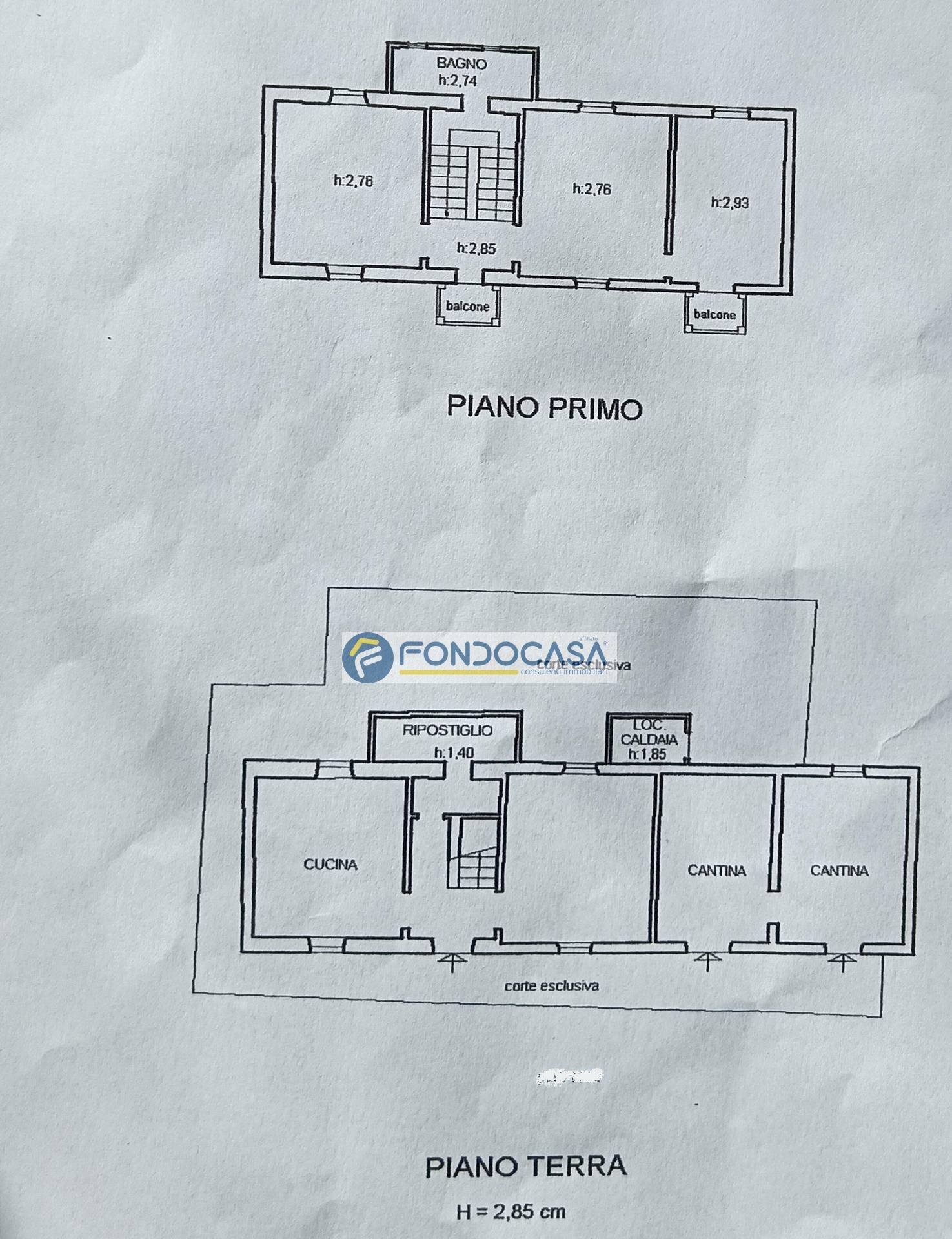 scheda catastale - Independent house via rubiano, Sarzana - floor plans 1