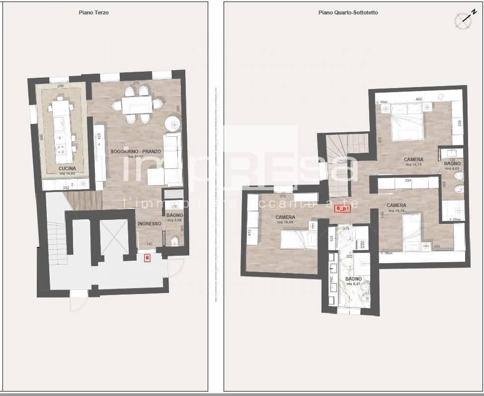 Foto 8 - Apartment Treviso - floor plans 1