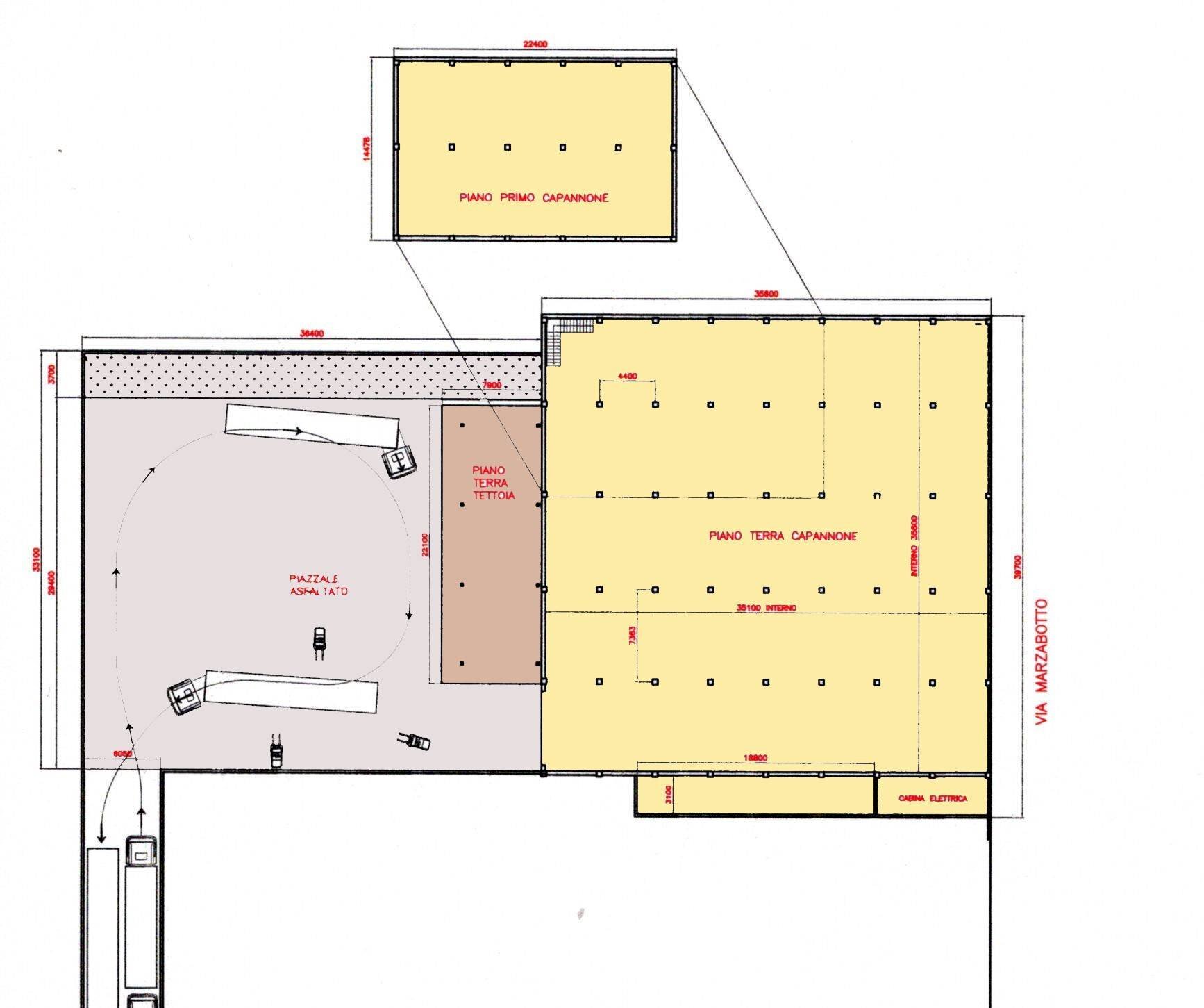 Foto 19 - Capannone via NOVARA, Legnano - planimetria 1