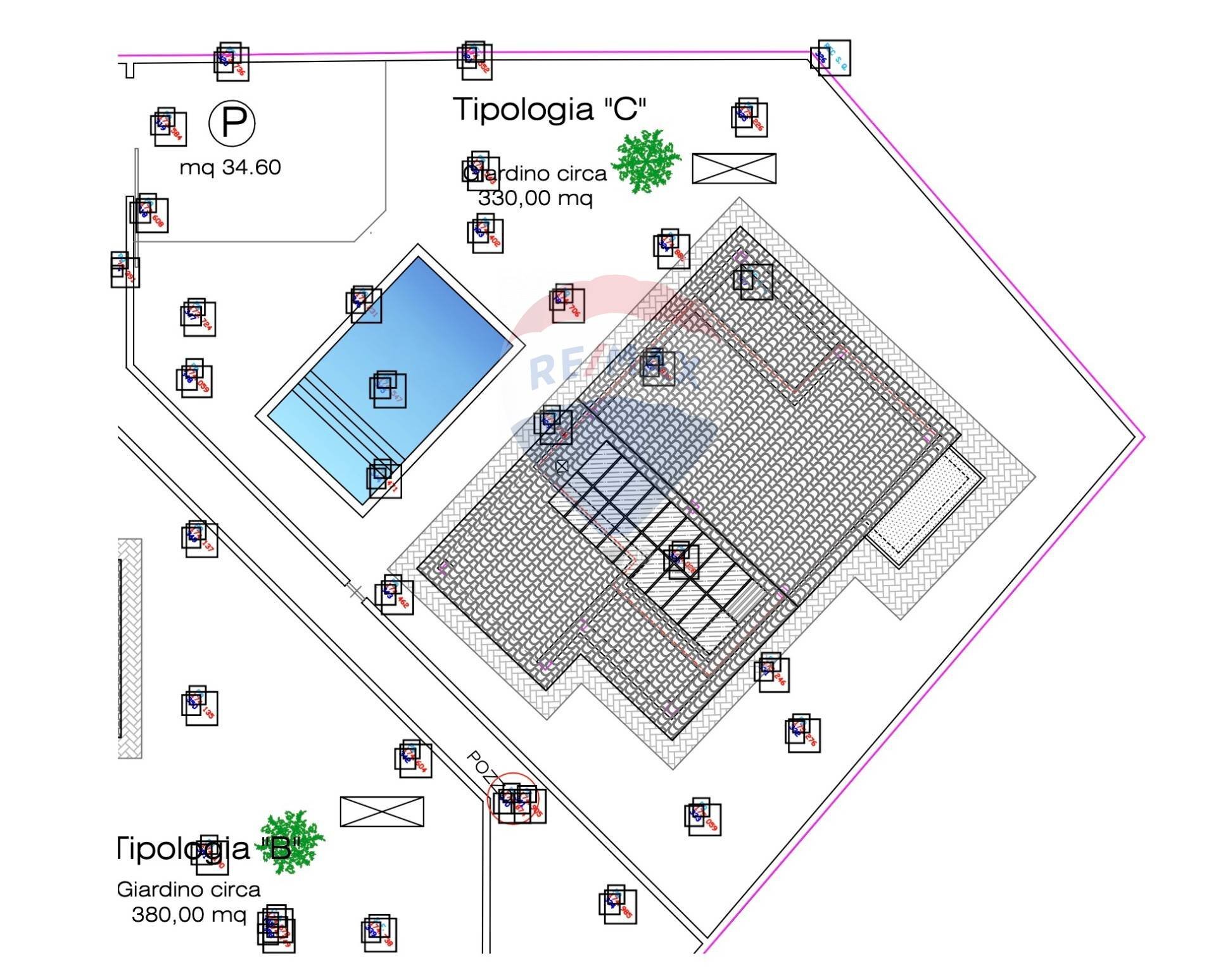 Pianta 2D - Villa VIA DELL'ENTE, Formello - planimetria 1