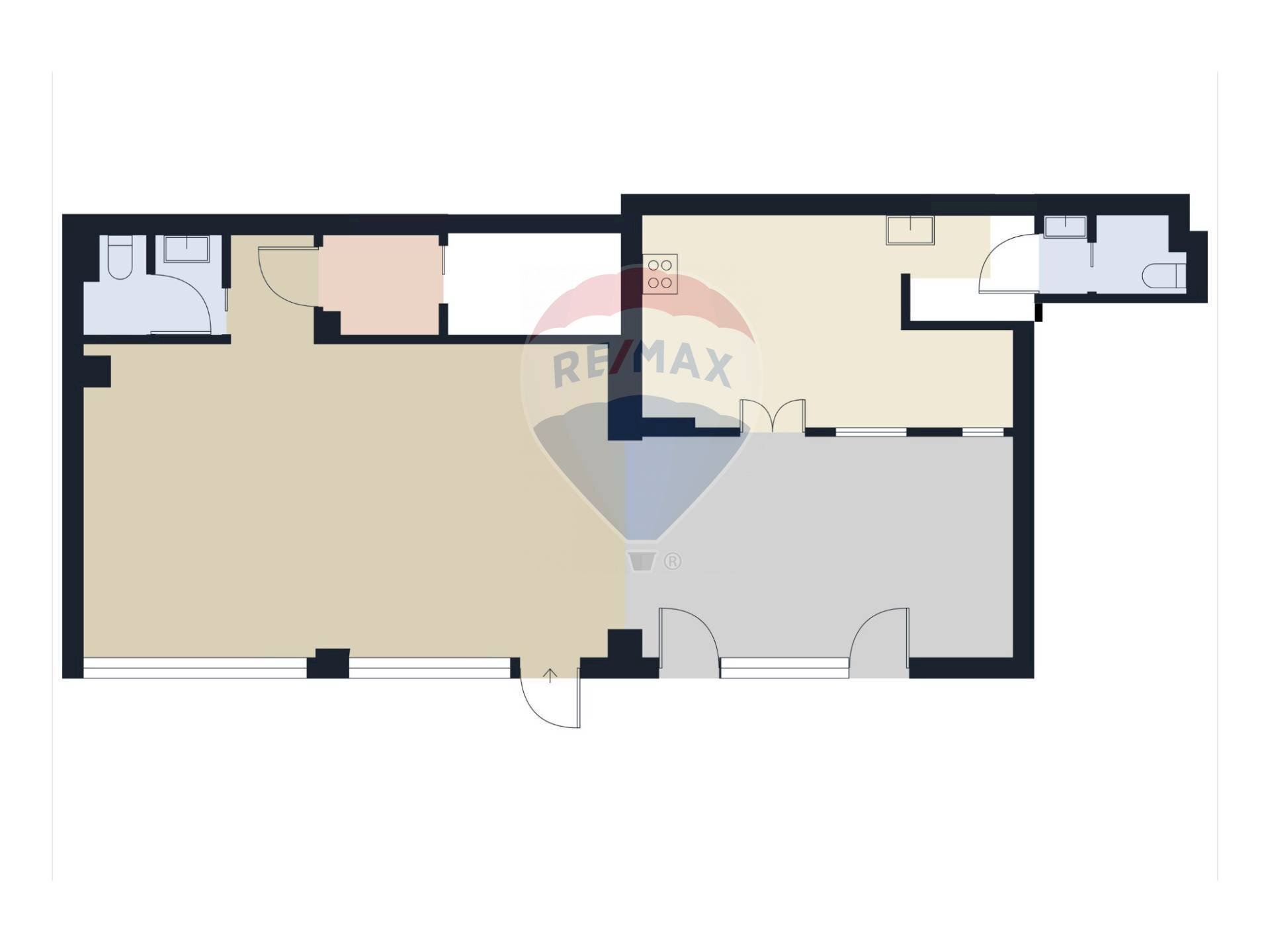 Pianta 2D - Locale Commerciale Via Pio la Torre
 
4, Formello - planimetria 1
