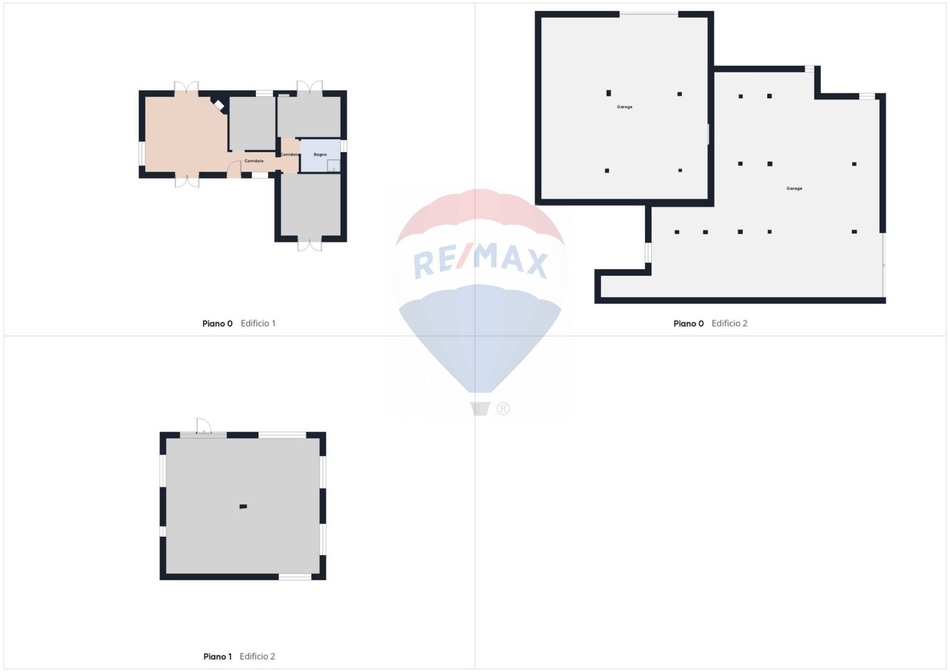 Pianta 2D - Villa Campagnano di Roma - planimetria 1