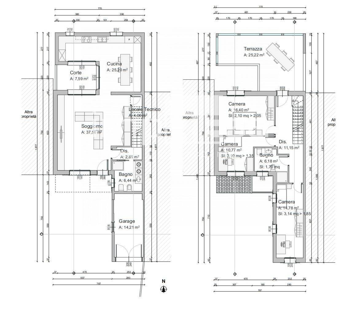 Foto 6 - Villa a Schiera Via Suro, Salzano - planimetria 1