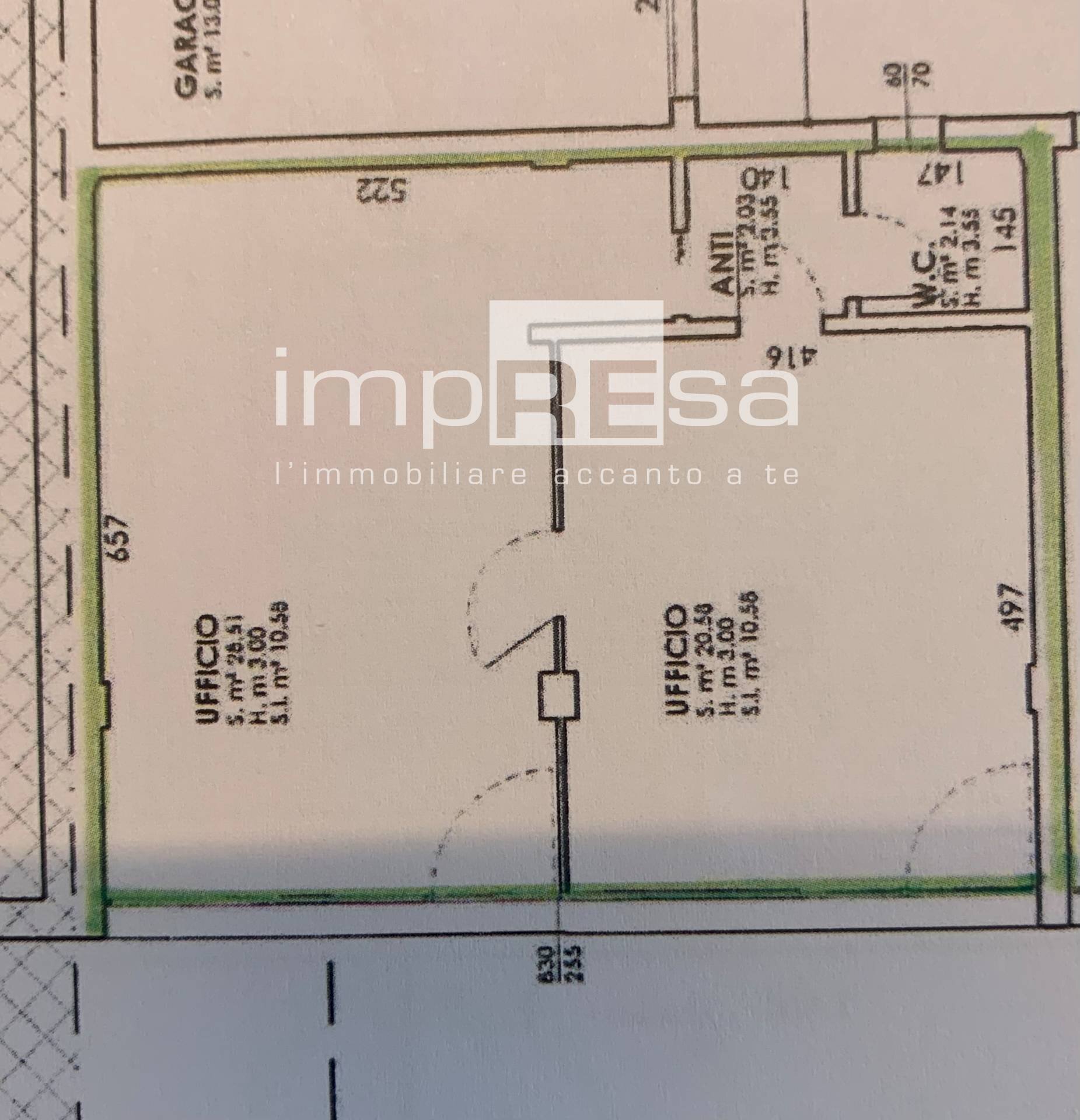 Foto 13 - Negozio via Trento, Martellago - planimetria 1