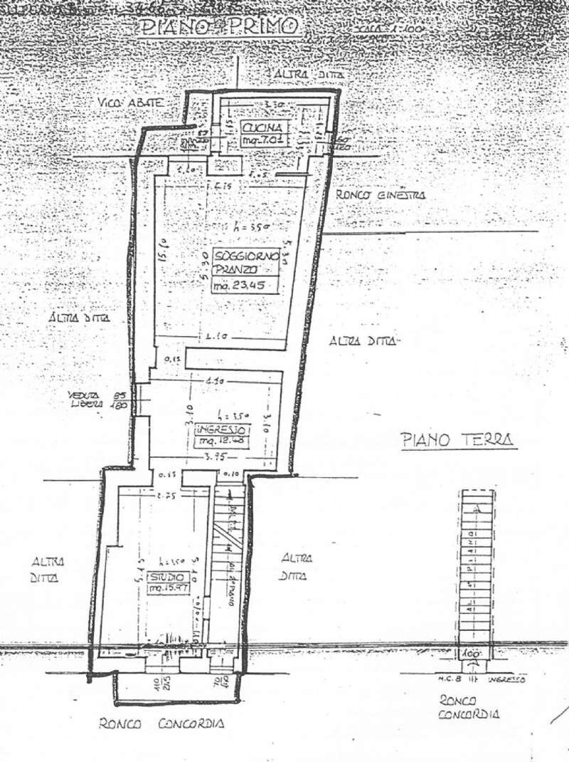 planimetria 44068 - Casa indipendente Ronco Concordia, Noto - planimetria 1