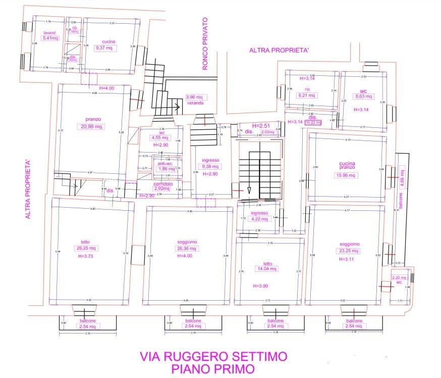 Foto 44 - Casa indipendente Via Ruggero Settimo, Noto - planimetria 1