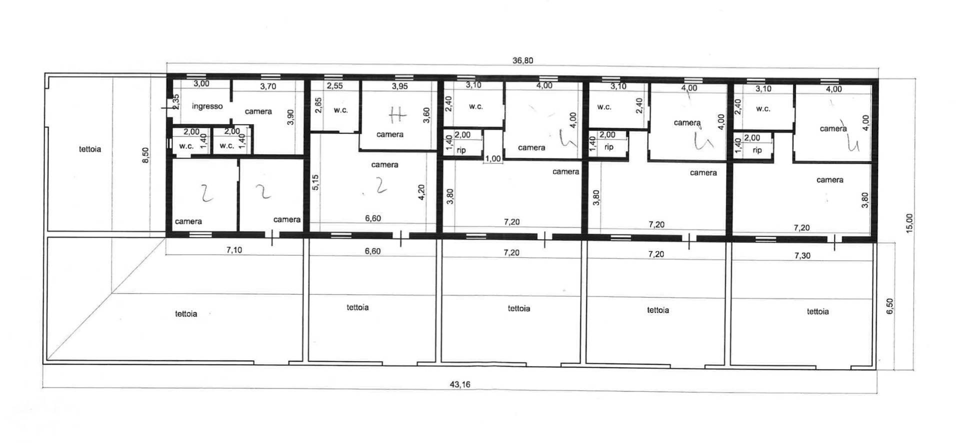 Foto 32 - Villa a Schiera c.da vaddeddi
 
1, Noto - planimetria 1