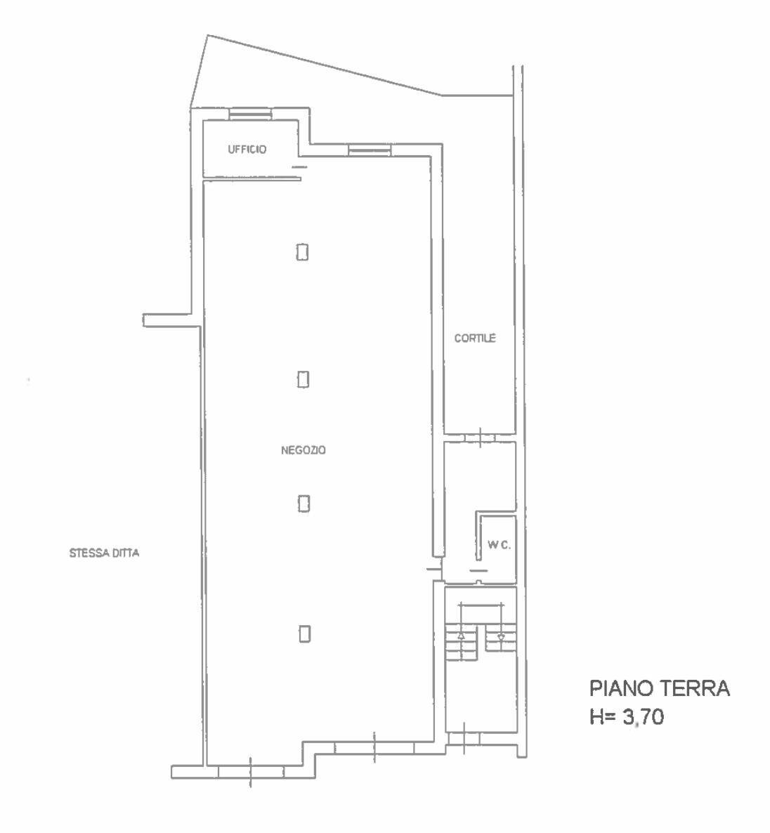 Foto 8 - Commercial Premises viale principe di piemonte
 
98, Noto - floor plans 1