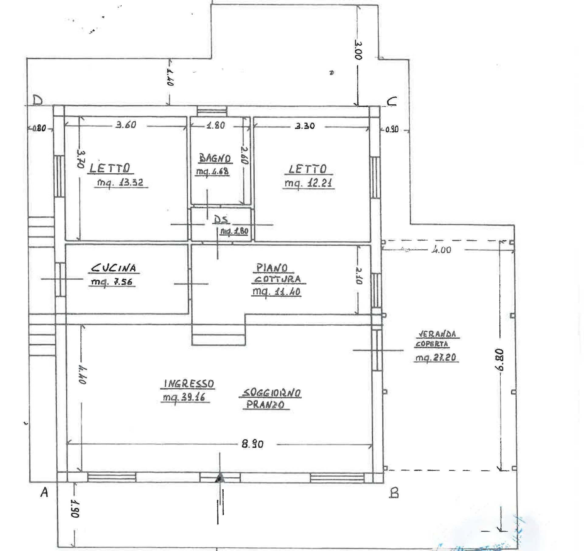 Foto 17 - Villa Via Di Lorenzo Borgia
 
14, Noto - planimetria 1