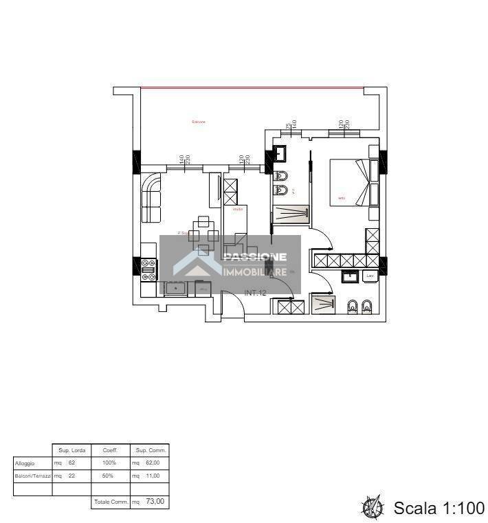 Foto 18 - Trilocale via Giovanni Iustini
 
1, Martinsicuro - planimetria 1