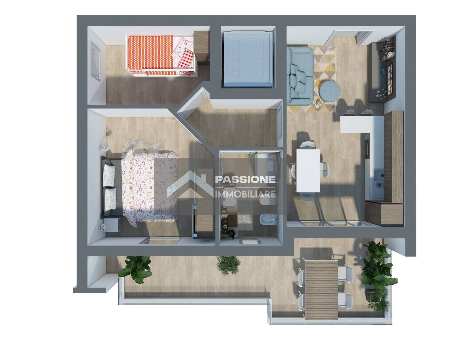 Foto 15 - Trilocale LUNGOMARE SIRENA, Tortoreto - planimetria 1