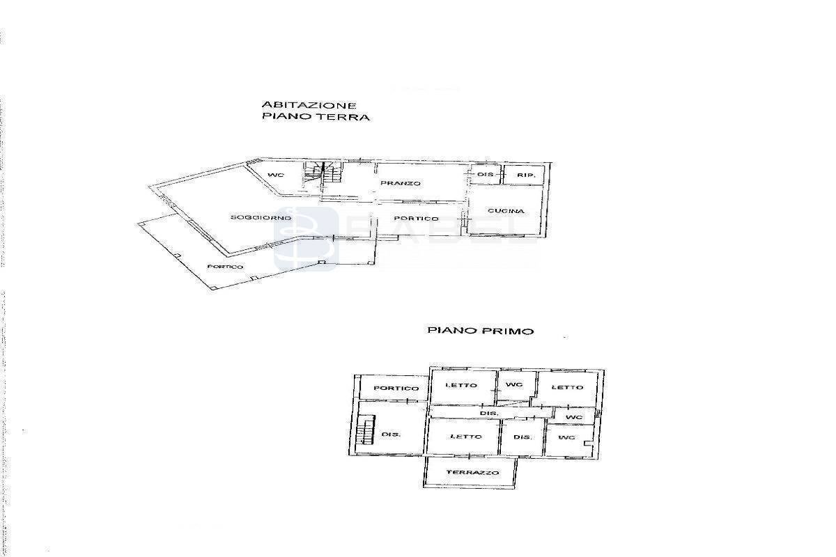 Foto 37 - Villa Via Tiberina, Riano - floor plans 1