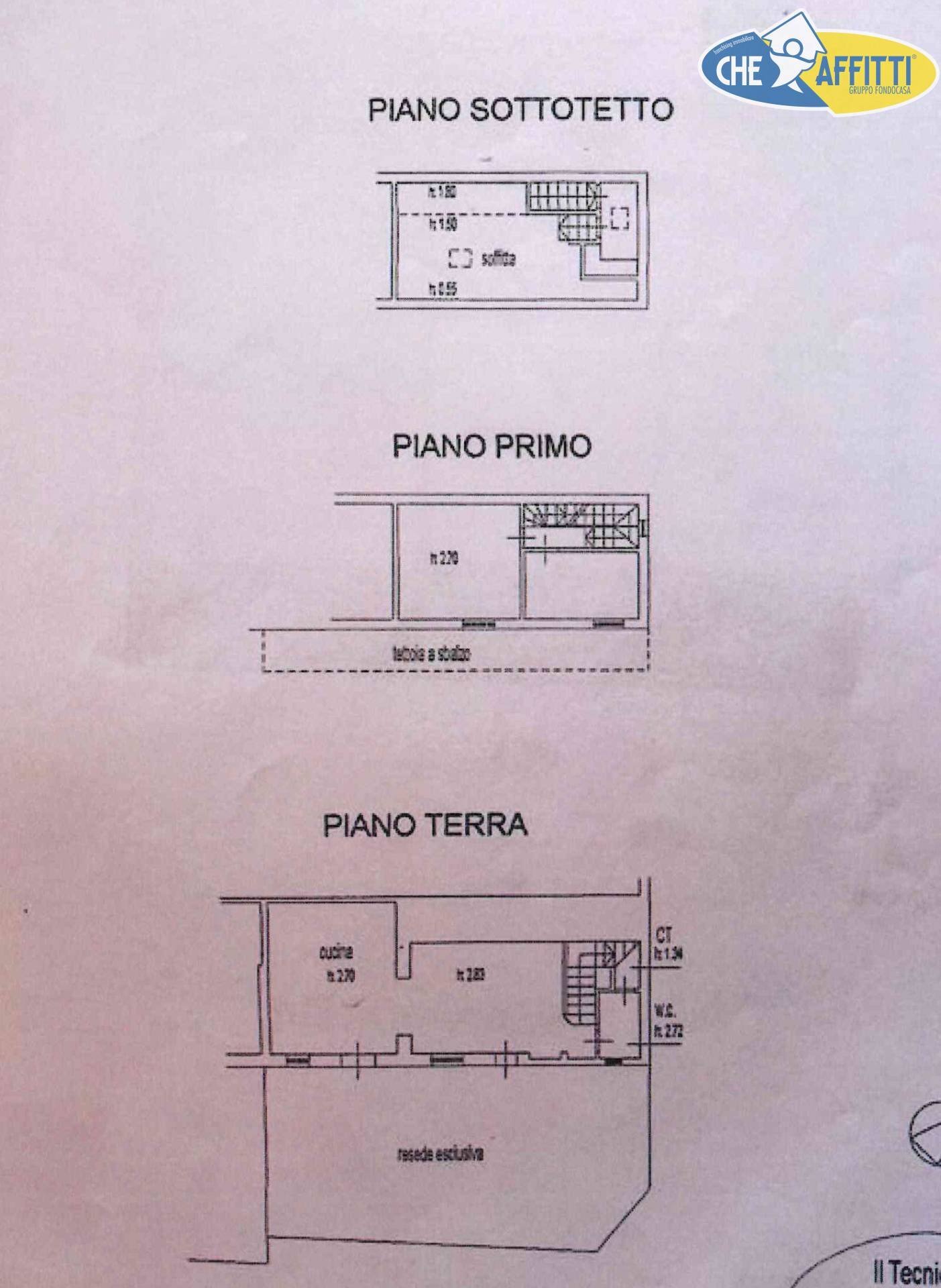 scheda catastale - Semi-detached house via francesco carrara, Forte dei Marmi - floor plans 1