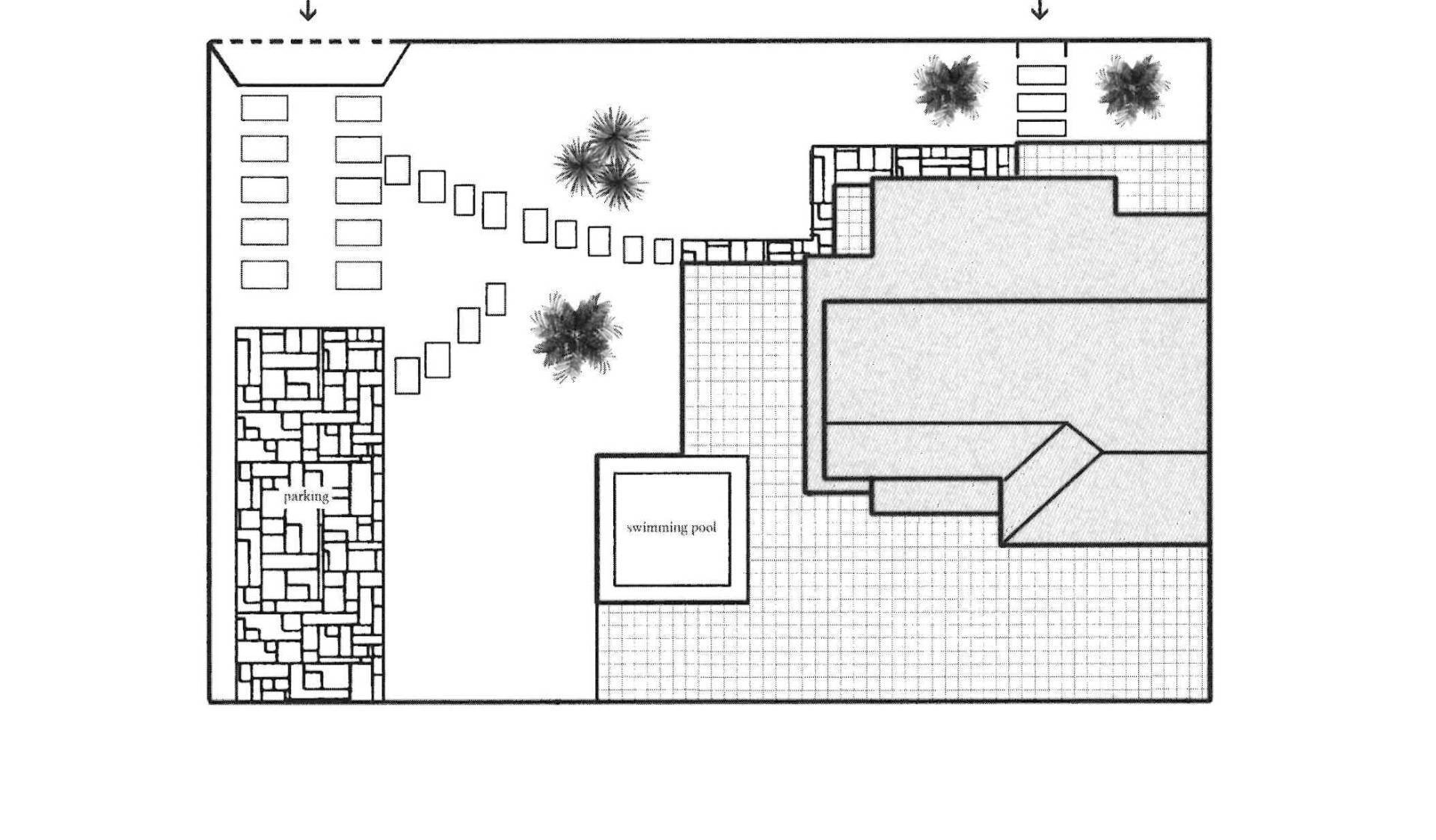 esempio di scheda catastale - Villa via canova, Forte dei Marmi - floor plans 1