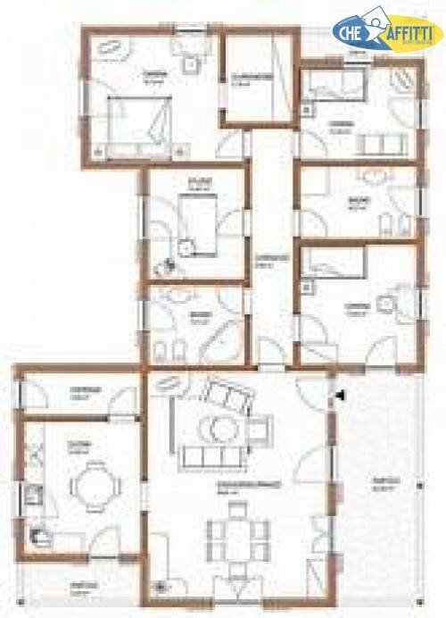 Planimetria - Villa Via ranocchiaio, Forte dei Marmi - floor plans 1