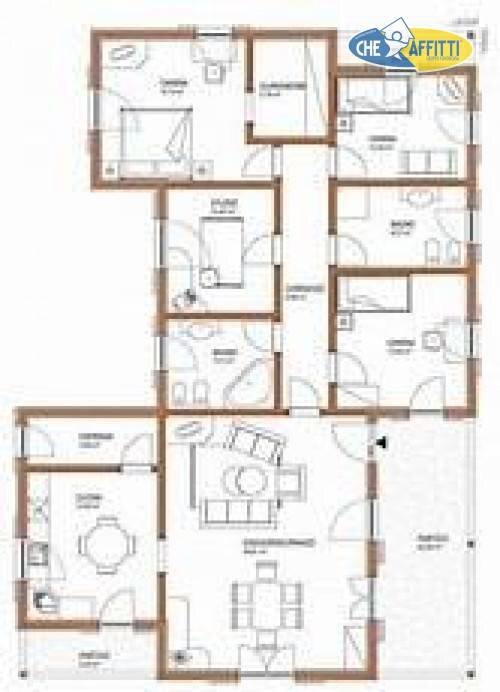 Planimetria - Appartamento Via Tassoni, Montignoso - planimetria 1