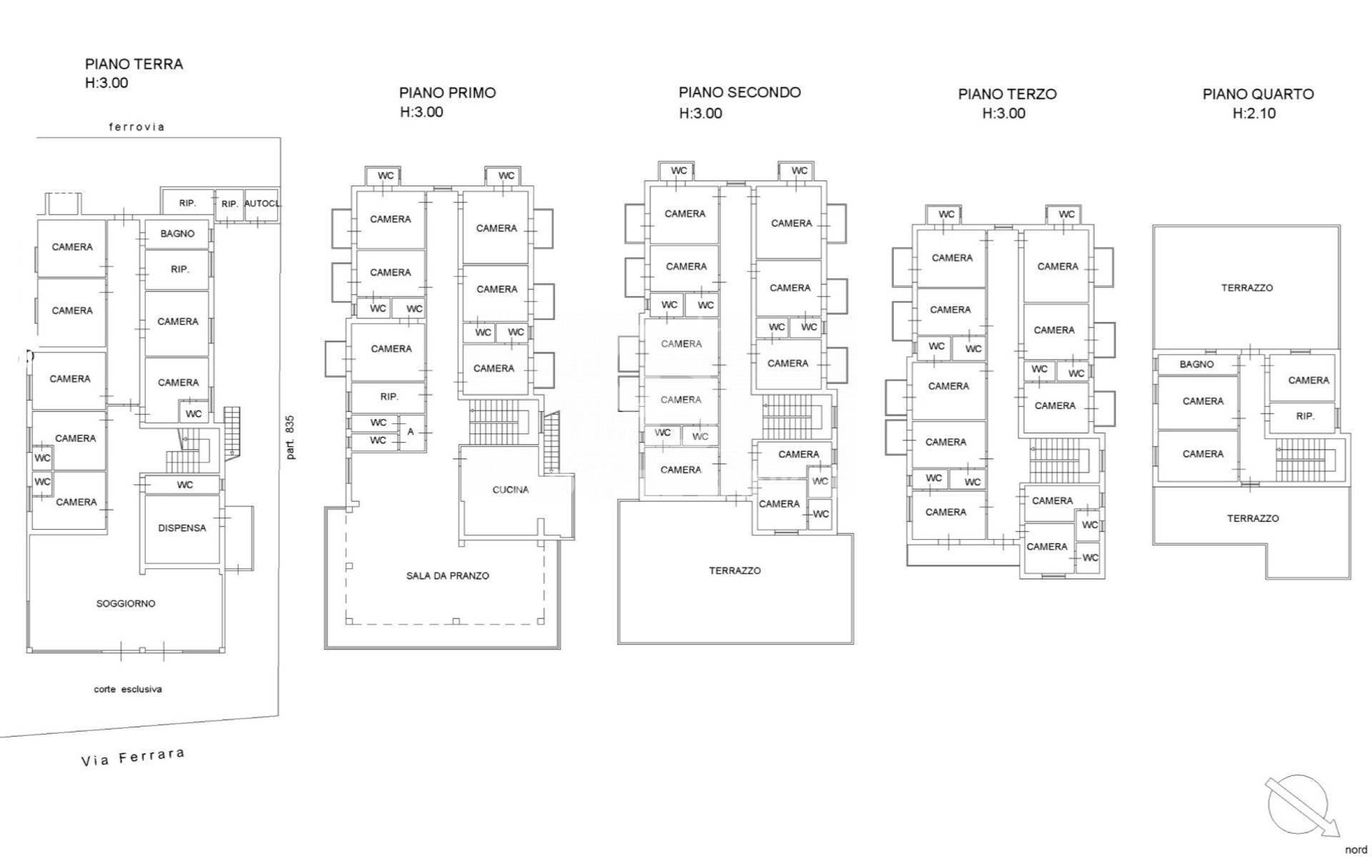 Foto 10 - Hotel Viale Ferrara
 
48, Rimini - planimetria 1