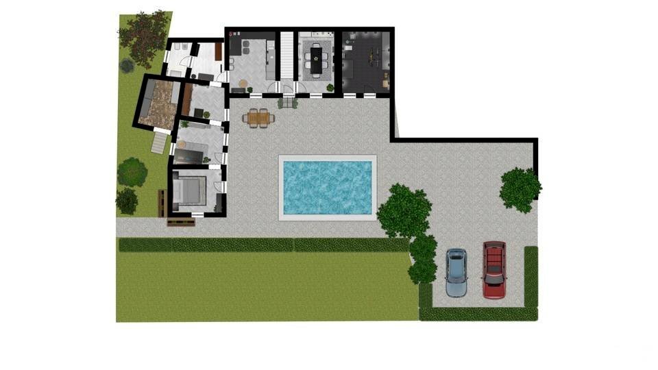 Foto 5 - Rustico Via Cavour
 
9, Cortiglione - planimetria 1