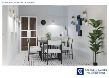 la camera da pranzo RENDERING - Rustico Via Cavour
 
9, Cortiglione - foto 10