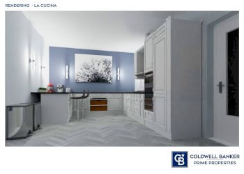 la cucina RENDERING - Rustico Via Cavour
 
9, Cortiglione - foto 12