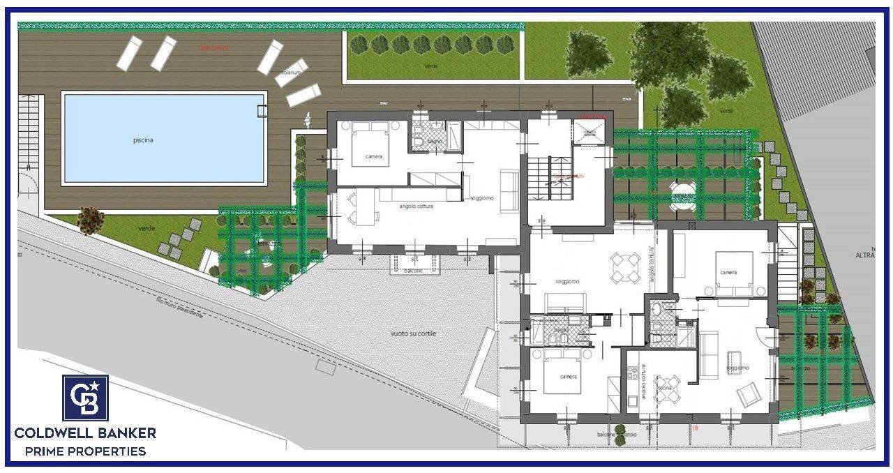 Foto 38 - Stabile - Palazzo Via Montà, Monforte d'Alba - planimetria 1