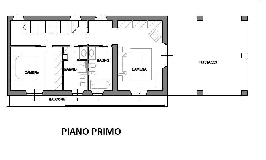 Foto 13 - Villa Località riviera, Monforte d'Alba - floor plans 1