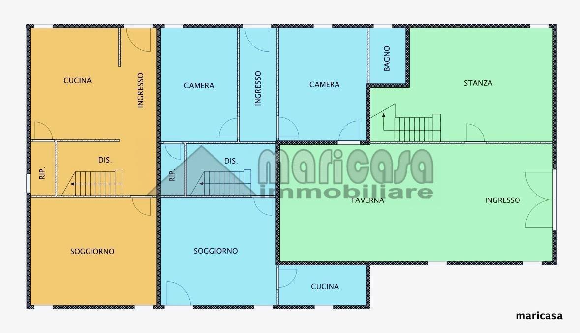 Foto 11 - Rustico Via Rocca, Ferrara - planimetria 1
