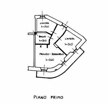Foto 37 - Trilocale La Fenetre, La Salle - planimetria 1