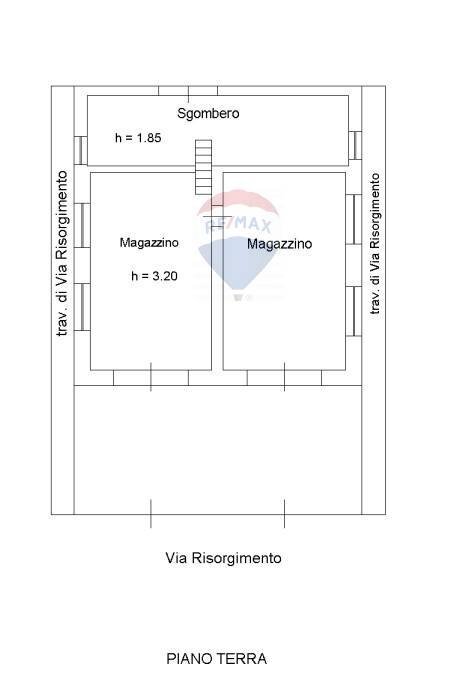 Pianta 2D - Villa via risorgimento
 
145, Modica - planimetria 1